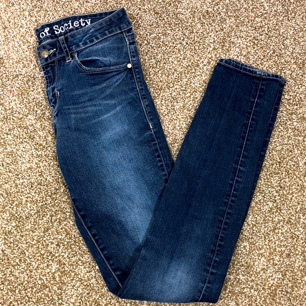 Articles Of Society Blue Skinny Jeans